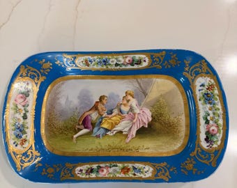 Vintage French Sevres platter