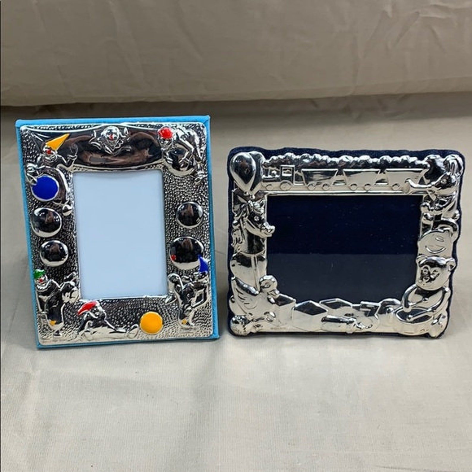 Sterling Silver Baby Photo Frame Carr of Sheffield Frame Etsy