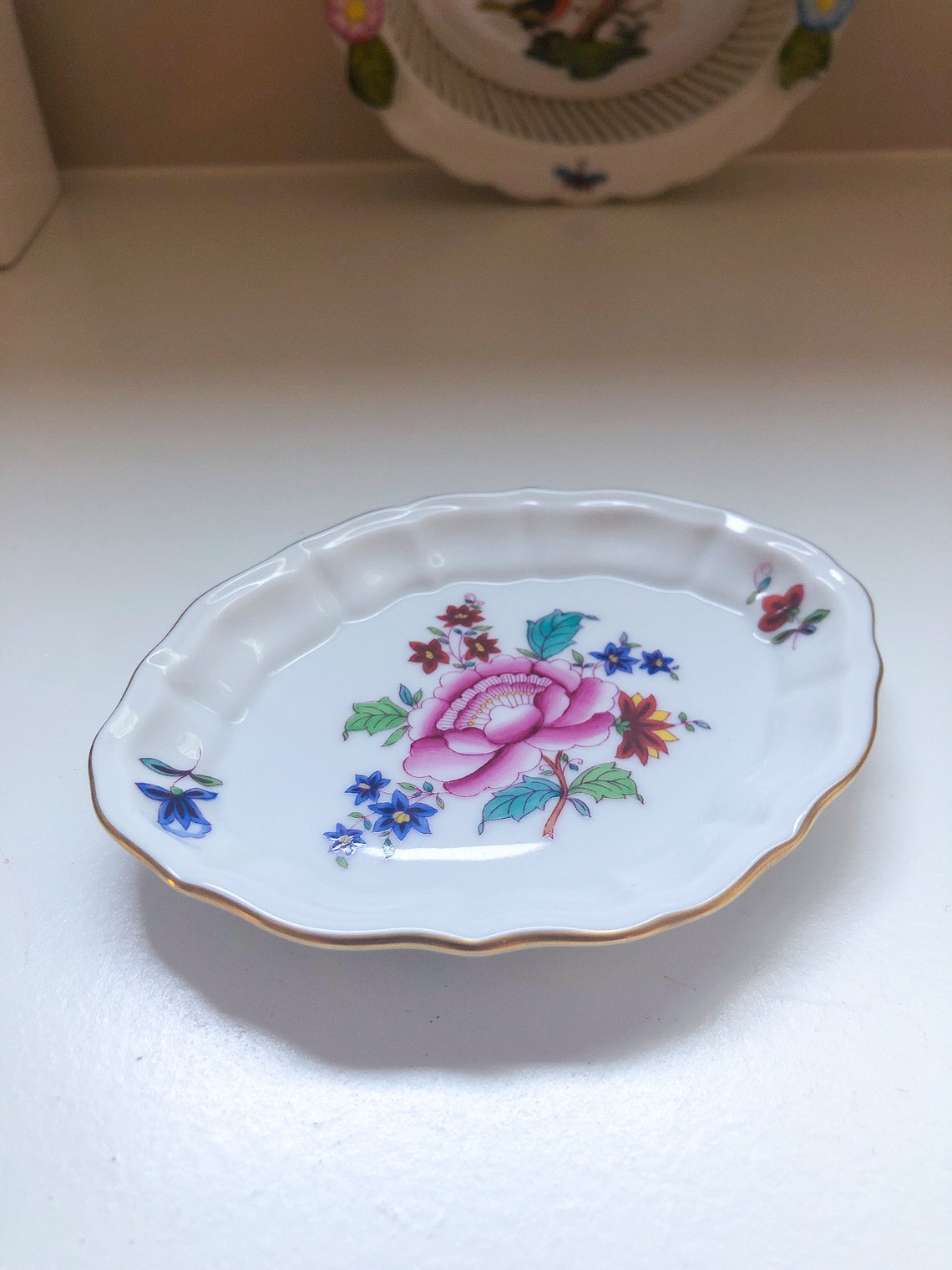 Herend Queen Victoria Herend Trinket Dish Herend Jewelry Etsy