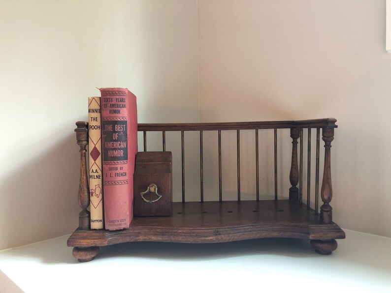 Antique Library Stand, Antique Wooden Book Holder, English Book Antique Library Stand, Antique Wooden Book Holder, English Book
