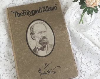 The Fotygraft Album by Frank Wing, Vintage Book