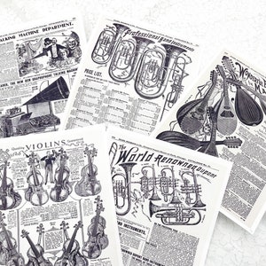 Vintage Sears Catalog Pages, Digital Download, Old Paper, Junk Journal Paper, Old Pages