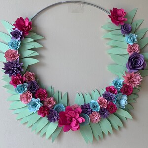 3D Flower Wreath
