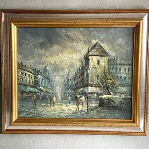 Caroline Burnett - Painting - Parisian street