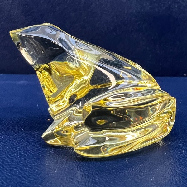 Baccarat - Topas jaune - grenouille - France - Verre - XXe siècle