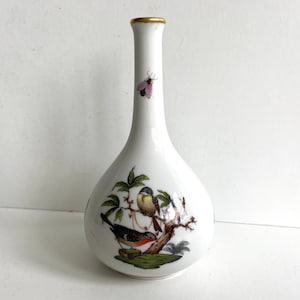 Herend - Rotschild - Vase - Birds - Marked