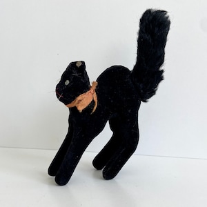 最旬ダウン - シュタイフ 黒猫 ドイツ - 怖い猫 - ブラックトム - シュタイフ社