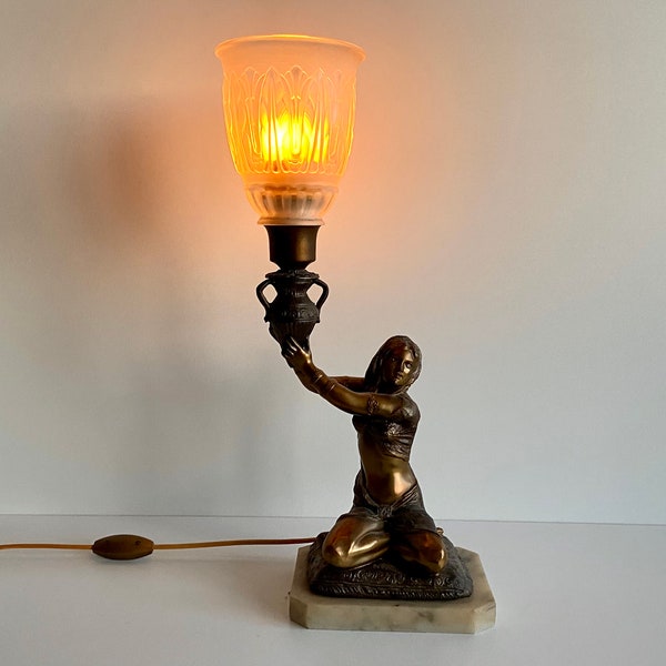 P. Uccello signed - Art Deco lamp - Italy