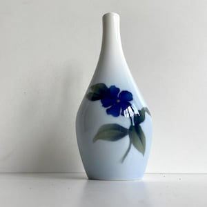 Bing & Grondahl - Vase - Marked - Blue flower - Denmark