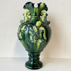 Chinese porcelain vase - Green vase - PROC porcelain - China, circa 1960