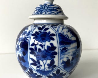 中国磁器 - 康熙朝初期 - 17 世紀 - 皿 - マーク入り - 庭園 - Etsy 日本