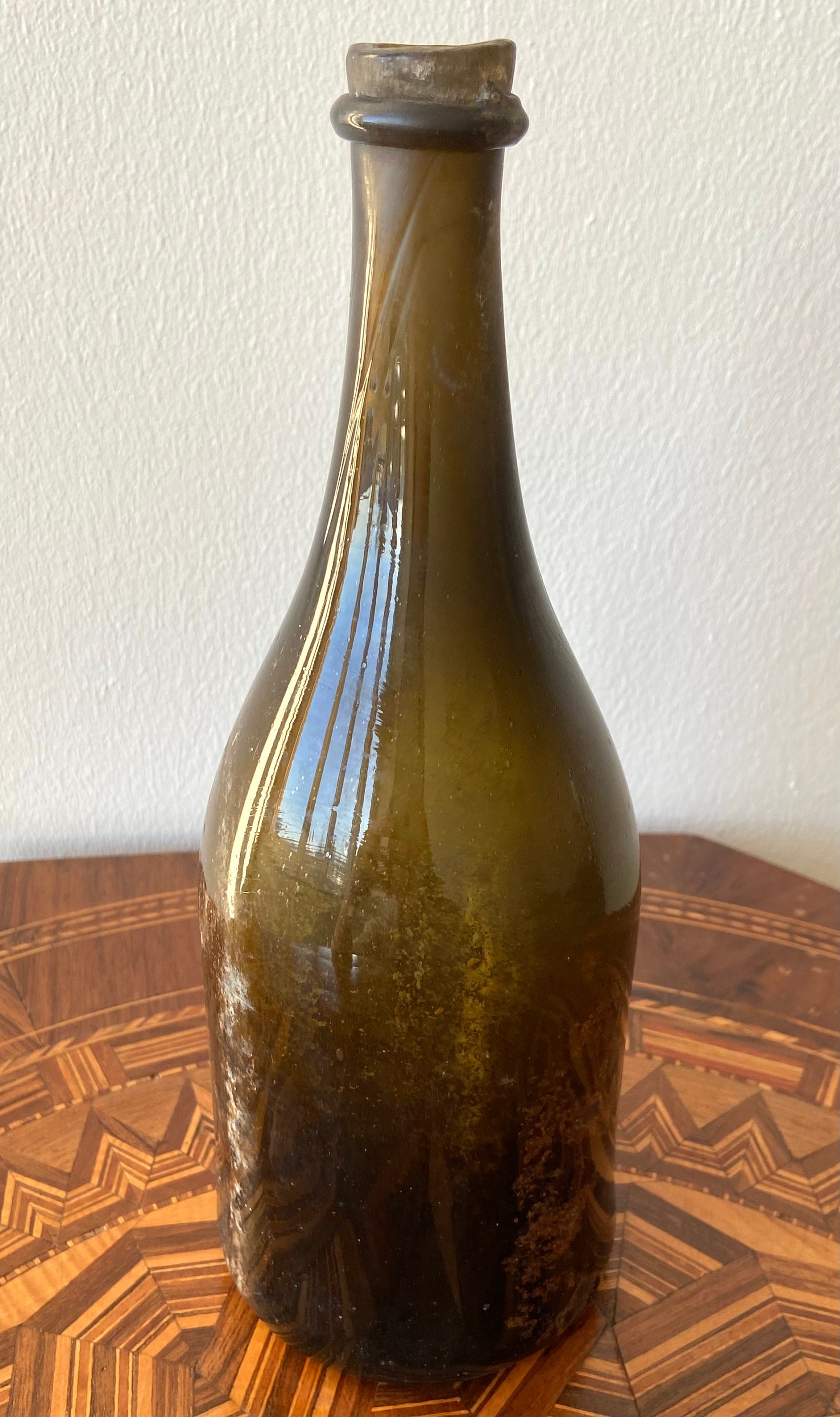 Buy 18th Century Wine Bottle - Antique Glass - Archeological Artefact -  Dutch - Canal Find Online in India - Etsy