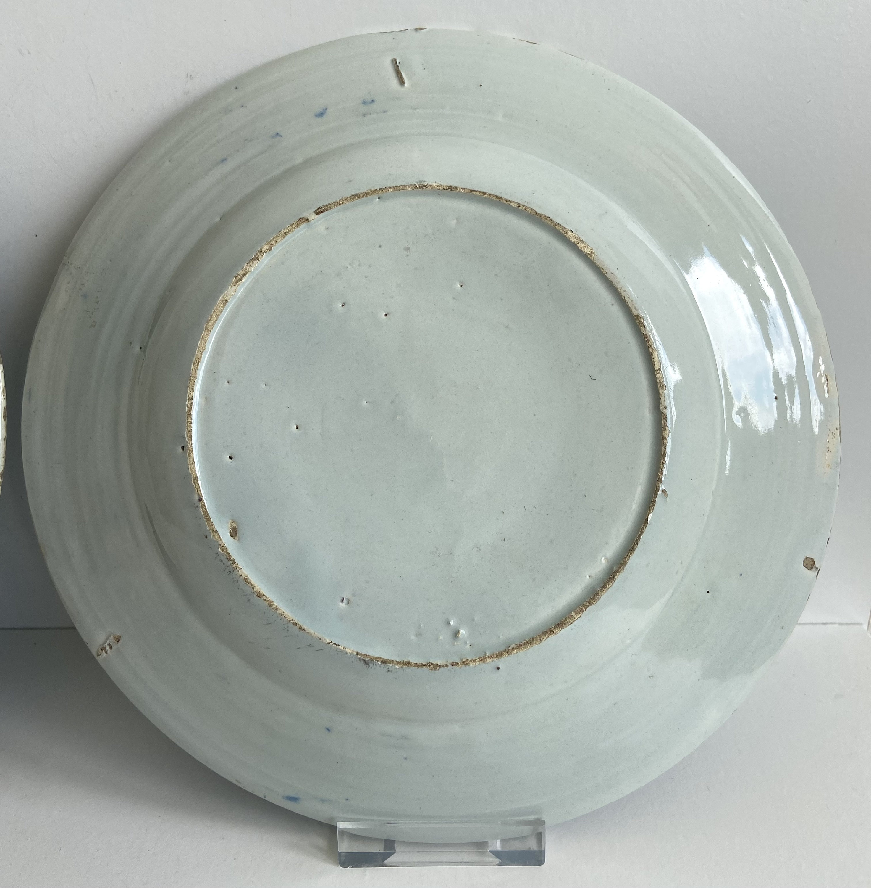 デルフト陶器 - 18世紀 - 鳥の模様が描かれたデルフト皿2枚組