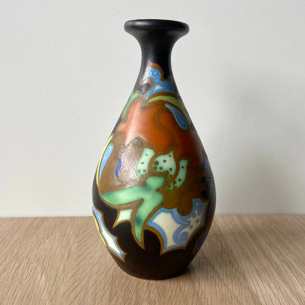 Goedewagen - Gouda - Dutch pottery - Vase - Gouda