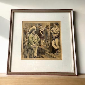 Fortuné Louis Méaulle - Les Petits - Engraving - Etching - Paris - Framed - Wall Art