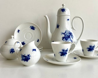 Björn Wiinblad for Rosenthal - Studio Linie: Form Romanze - Germany, 1980&#39;s - Crockery parts - Tableware - Coffee-pot, sugar pot, milk can