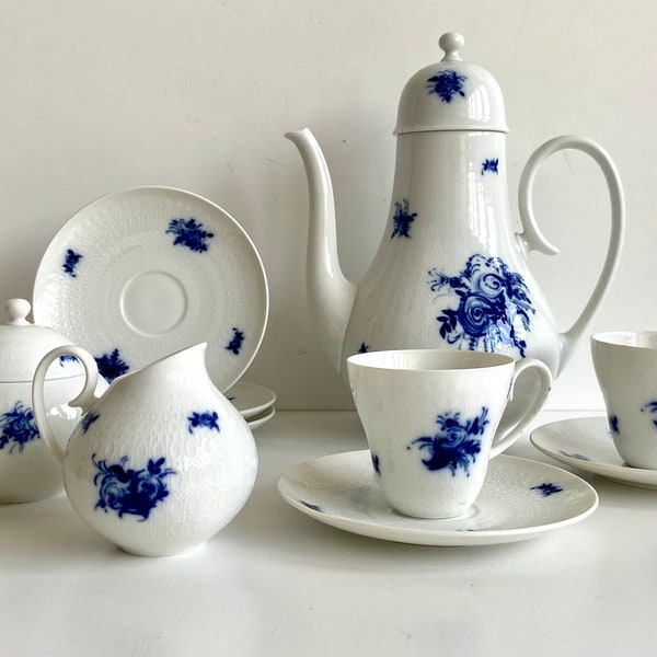 Björn Wiinblad for Rosenthal - Studio Linie: Form Romanze - Germany, 1980's - Crockery parts - Tableware - Coffee-pot, sugar pot, milk can