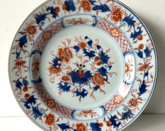 Chinese porcelain - Plate - Kangxi dyanstie - Qing - 18th century - Imari