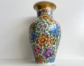 Rare KPM Berlin - Floral vase - 20th century - Marked KPM S - 1944-1957