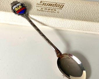 10 cuillères soupe métal argenté orfèvre Boulenger modèle Cacao art nouveau 1900 French silver-plated soup spoons 21,7cm small wears plating - France