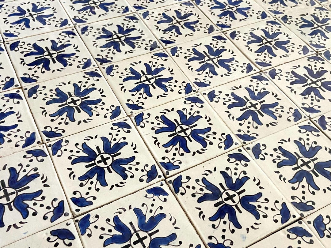 アンティーク 大判 陶板画 タイル オランダ製 デルフト焼