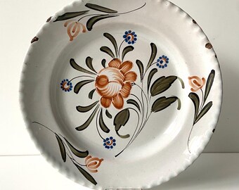 アンティーク陶器皿 - デルフト焼き - フランス - 19世紀 - Etsy 日本