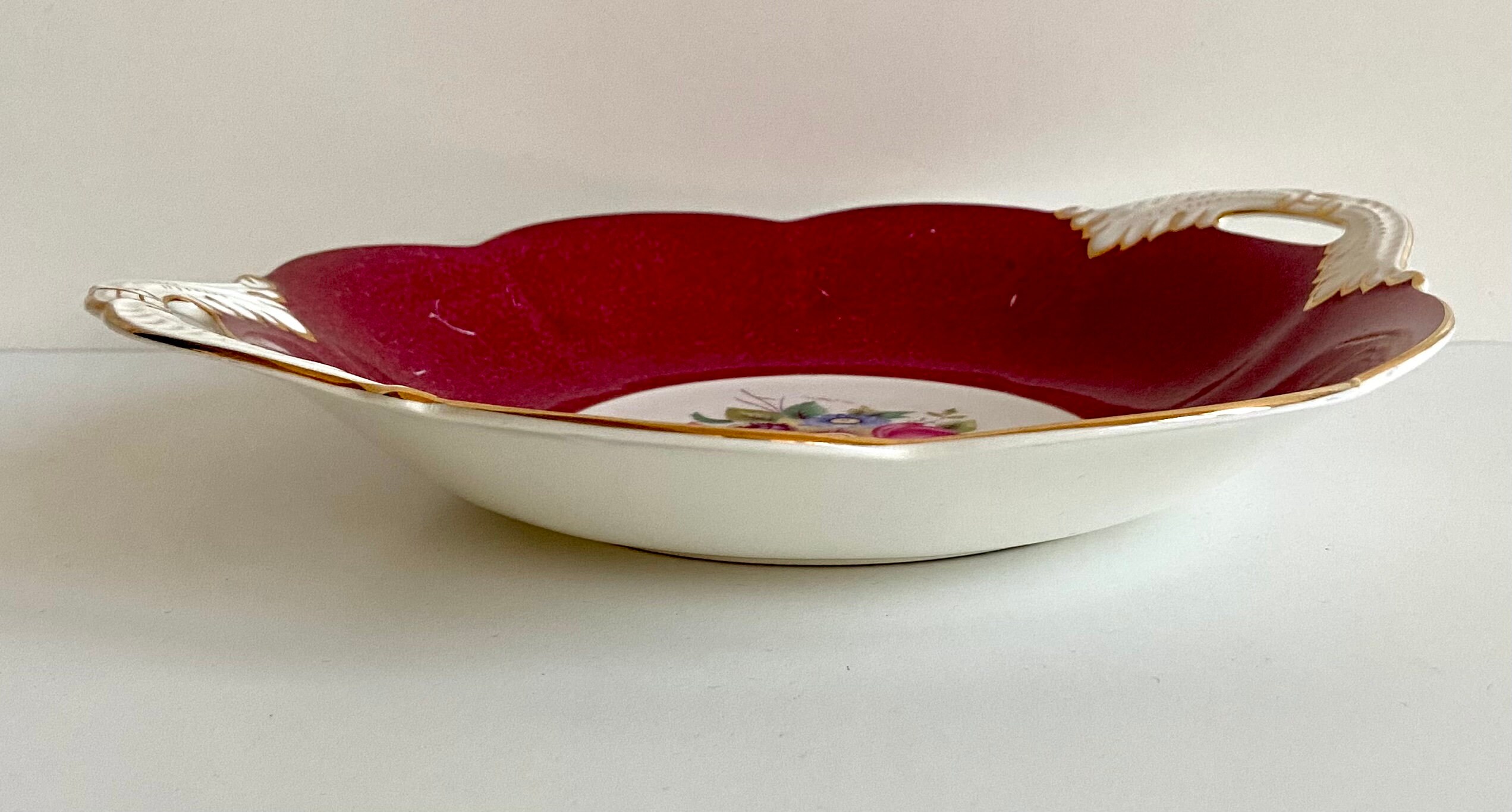 Coalport England ヴィンテージ ファインボーンチャイナ Coalport - Bone China - Porcelain - Vintage - Marked - Twin Handle