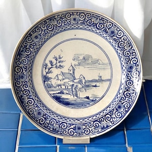 Porceleyne fles - Royal Delft - H.C. Bottelier - Assinado - Ano letra B para 1880 - século XIX
