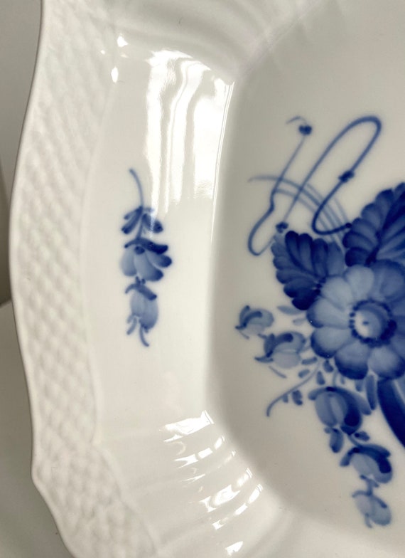 Royal Copenhagen Braided 'blue Flower' Tray or Serving Dish 10/1717 Denmark  Tea Service Crockery, Tableware Vintage Platter -  Sweden