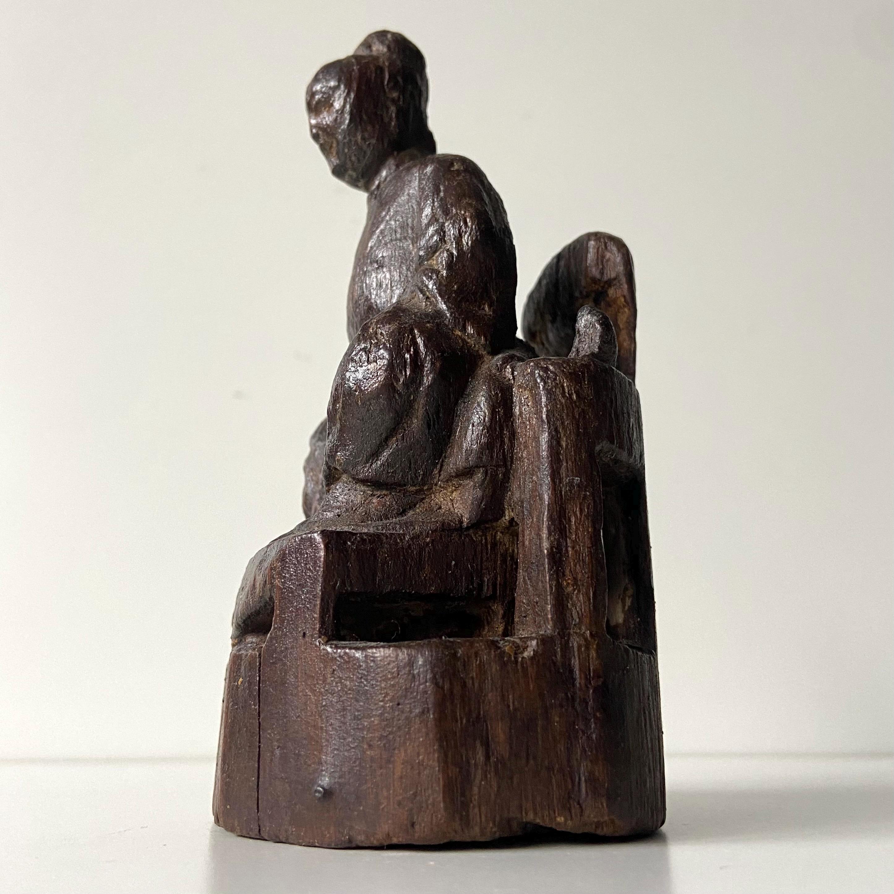 希少な中国の木彫 - 17世紀から18世紀初頭 - 木材 - 緑青 - Etsy 日本