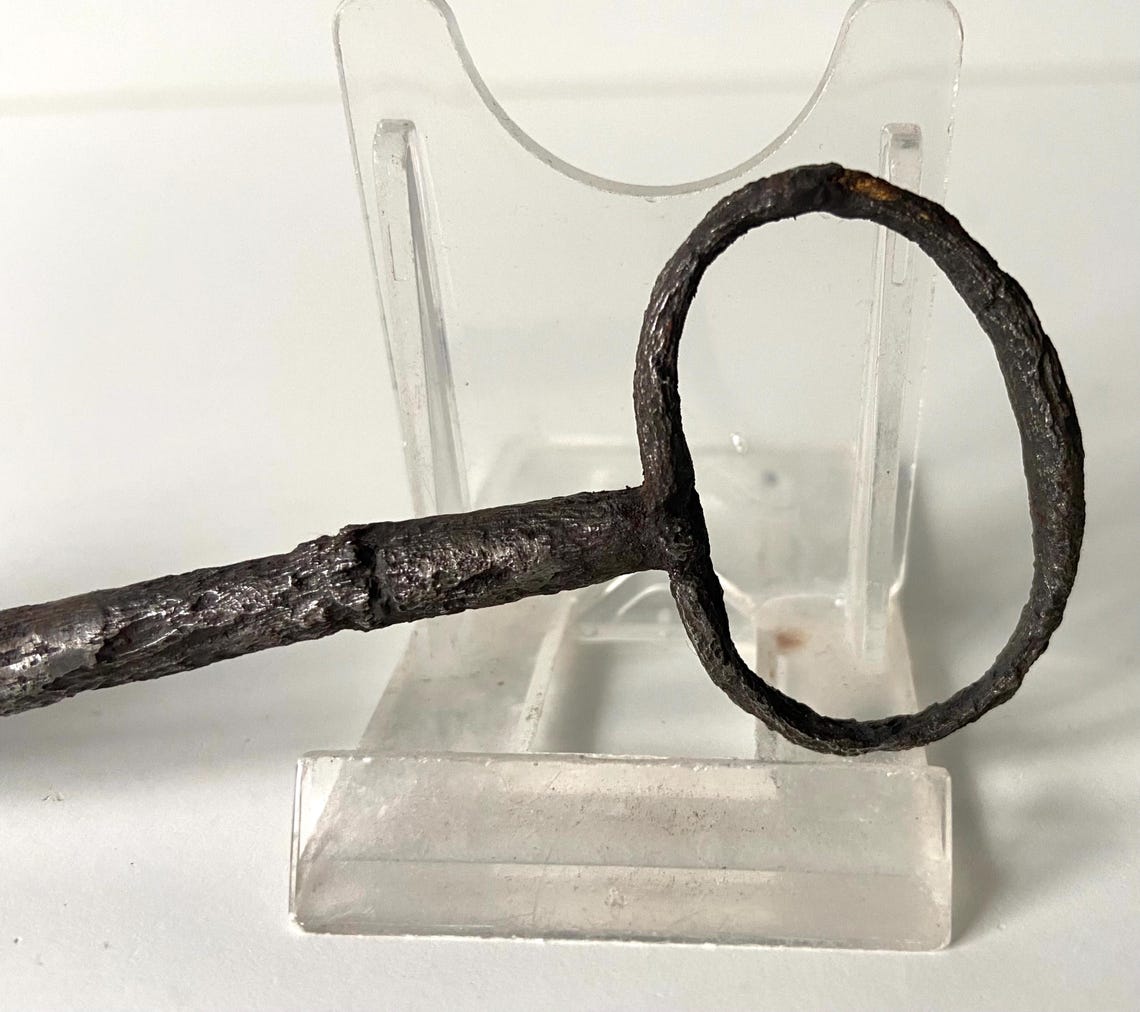 Medieval Key - 15th Century - Archaeological Artefact - Padlock ...