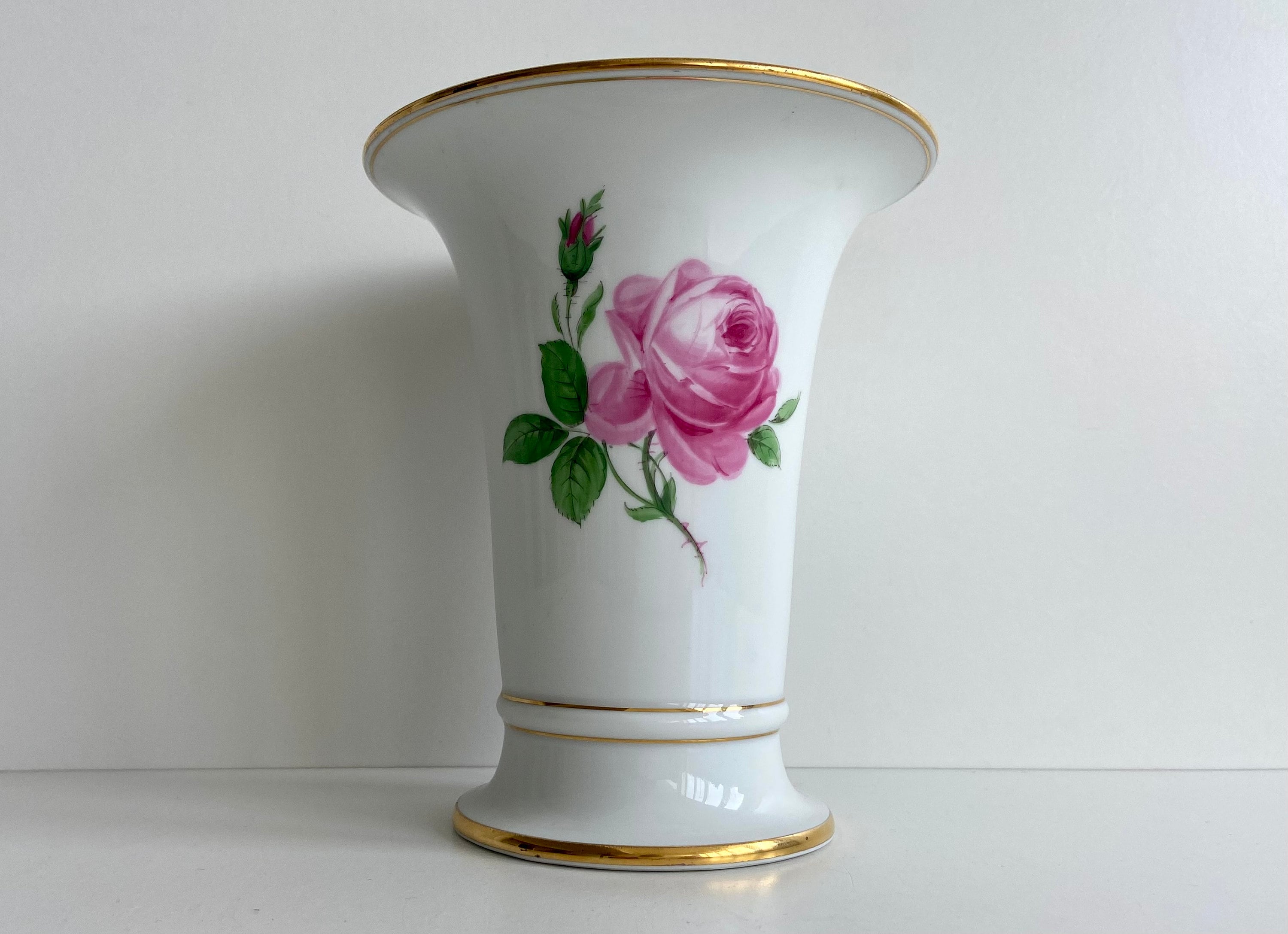 Meissen Porzellan - Vase - Frühes 20.Jahrhundert - Rosen