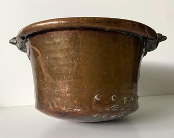 アンティークの赤銅製バケツ - 19 世紀 - 1800 年代 - オランダ
