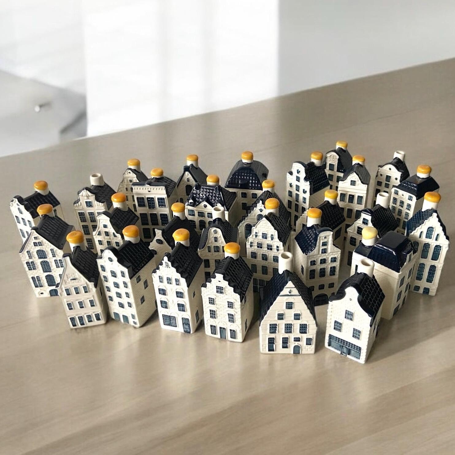 BOLS Blue Delft 陶器の家型オブジェ KLMのデルフト焼BOLS社のブルーハウス BOLS Blue Delft 陶器の家型