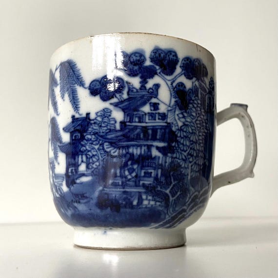 Chinese Porcelain - Coffee Cup - 18th Century - Qianlong - Qing Dynastie -  Export Porcelain - Asian Art - Etsy Israel