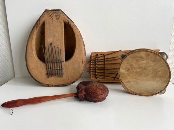 カホン　soft step アンティークナチュラル　B African Instruments - Music - Vintage - 20th Century - Etsy