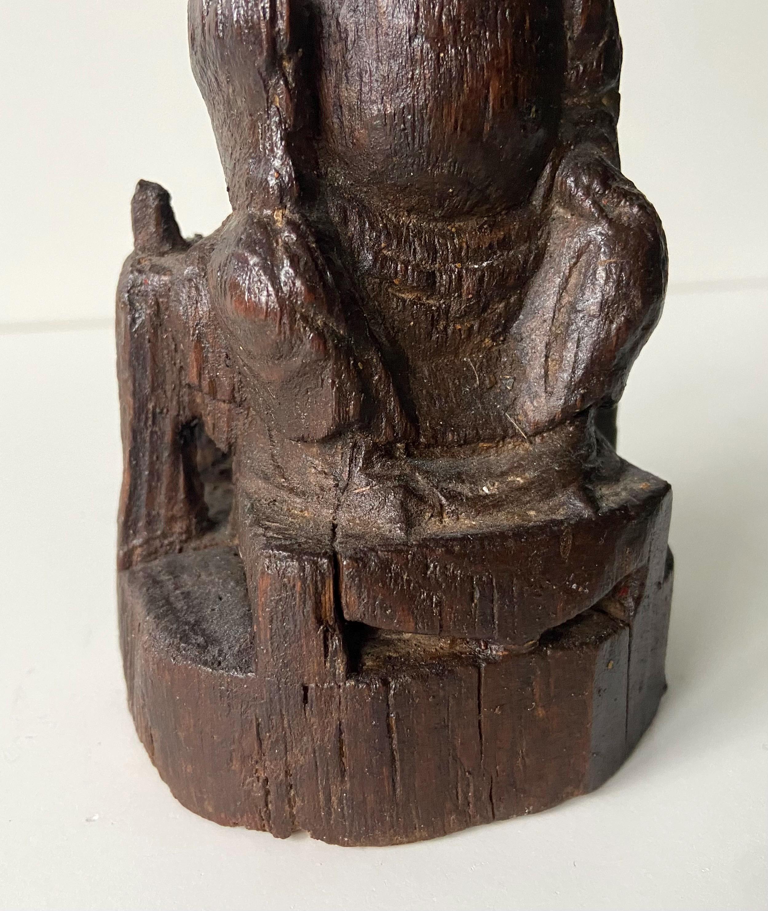 希少な中国の木彫 - 17世紀から18世紀初頭 - 木材 - 緑青 - Etsy 日本