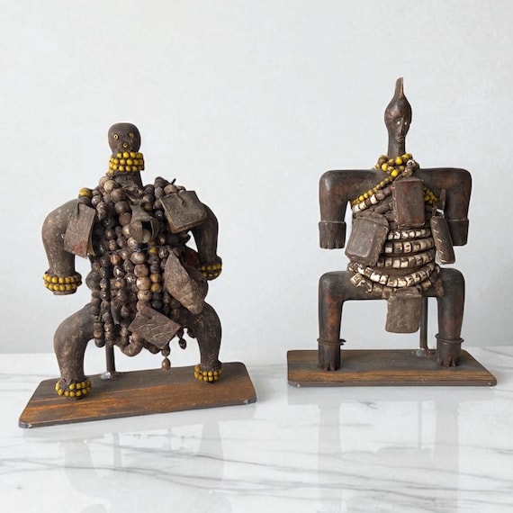 ナムジ人形2体 - 人形 - カメルーン - アフリカ美術 - 部族美術 - 20