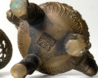 中国の香炉 - 20 世紀 - ブロンズ - ヴィンテージ - アジア美術 - Etsy