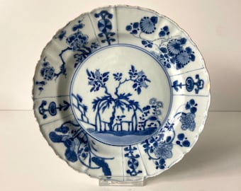 Chinese porcelain - Early Kangxi dynastie - 17th century - Plate - Marked - Garden