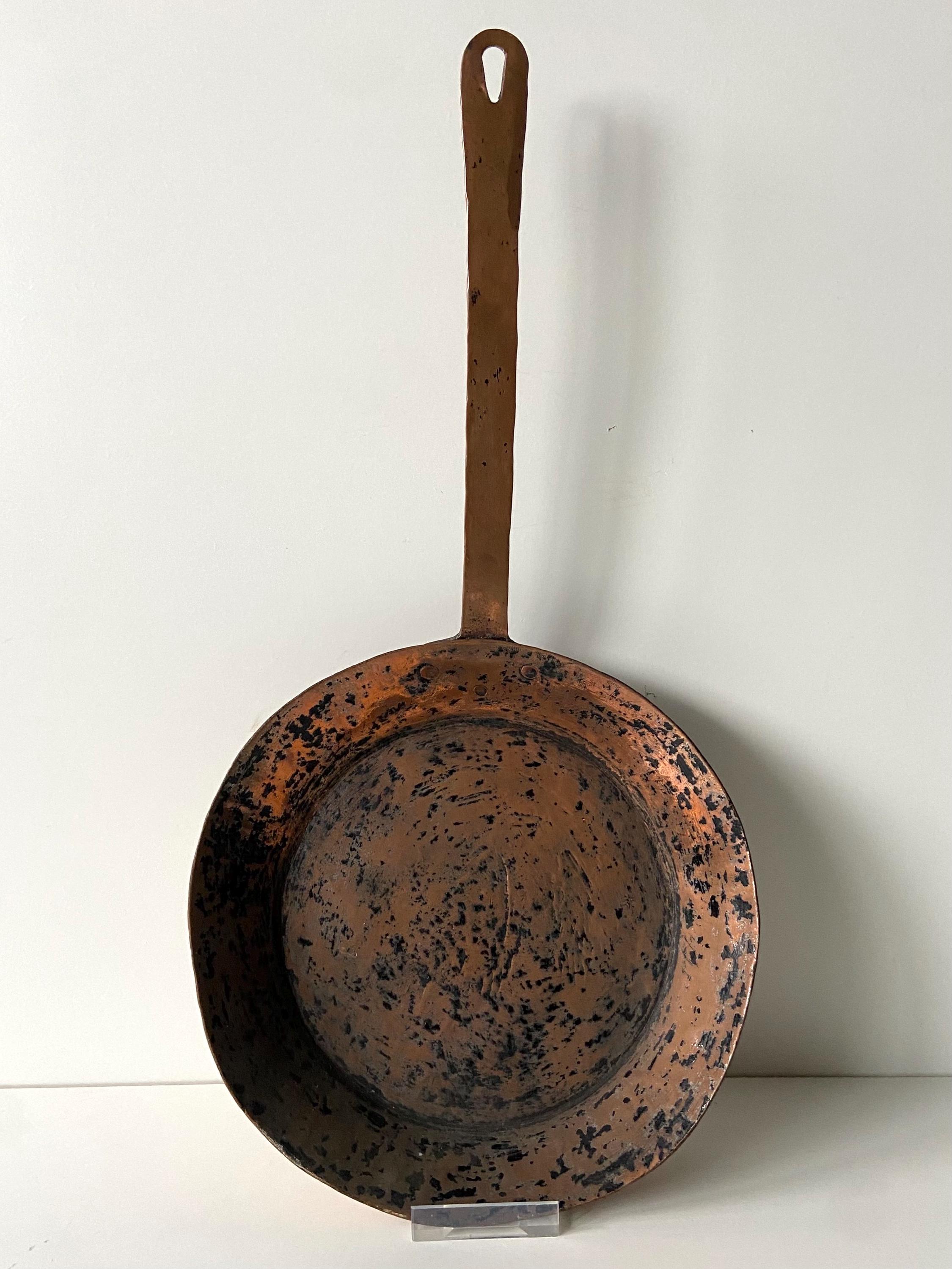 アンティーク銅製フライパン - 19世紀 - 手作り - Etsy 日本