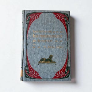 Ägyptische Kulturgeschichte im Altertum - Dr Bolko Stern - Rare book - Egypt - Art Nouveau - Decorative - German language
