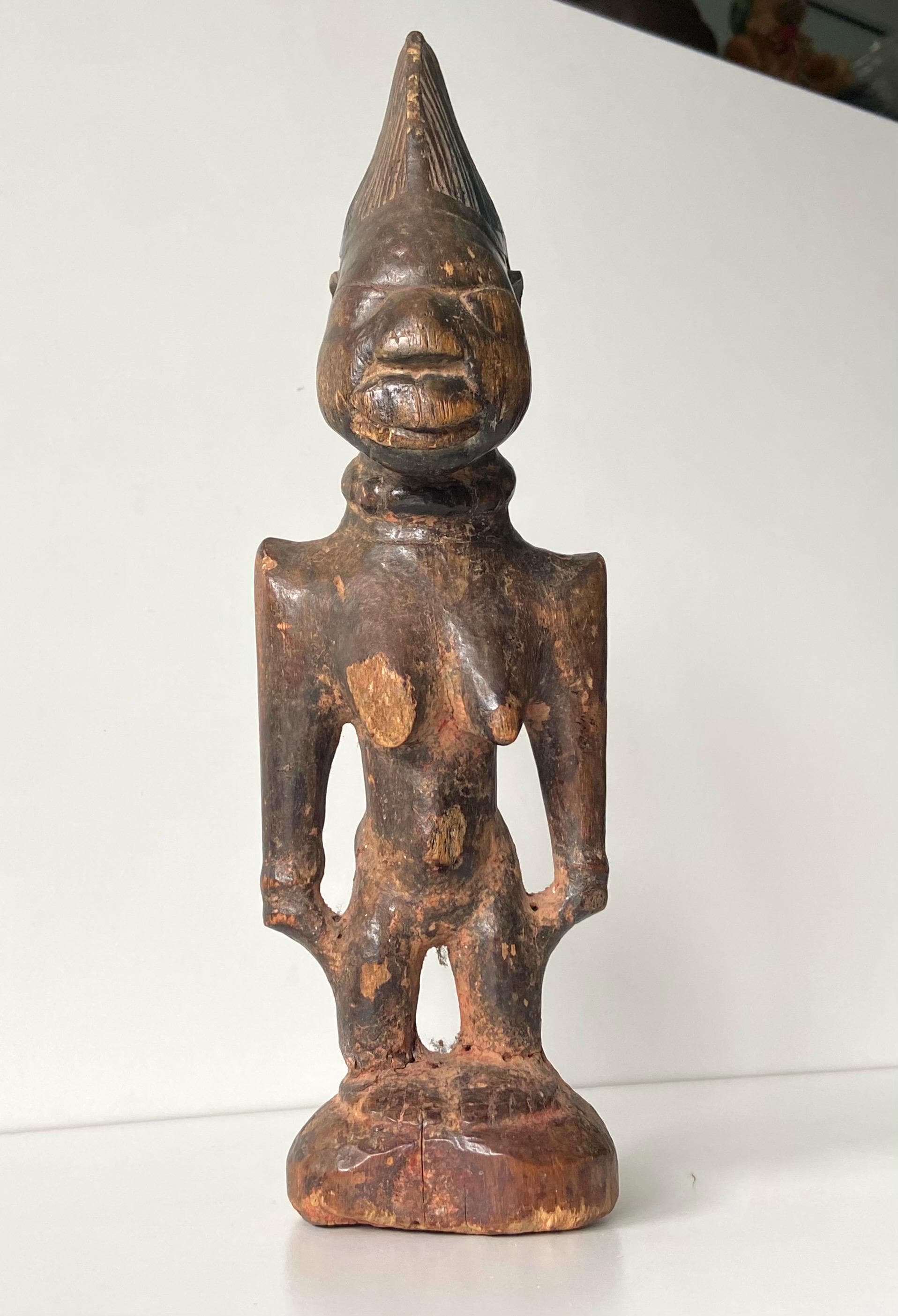 重要なヨルバ族の双子像 - 部族芸術 - アフリカ美術 - 1900年頃 - 木製