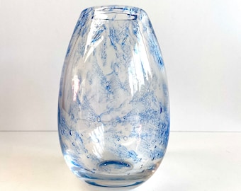Floris Meydam for Leerdam - Vase; &#39;Colorair&#39; (Serica) - Holland, 1958 - Dutch glass art - Bubbles - Midcentury - 50&#39;s