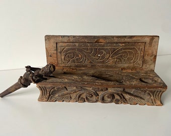 Tattoo kit in a wooden box - Antique - 19th to early 20th century - Asia - Asian art - Birma or Burma