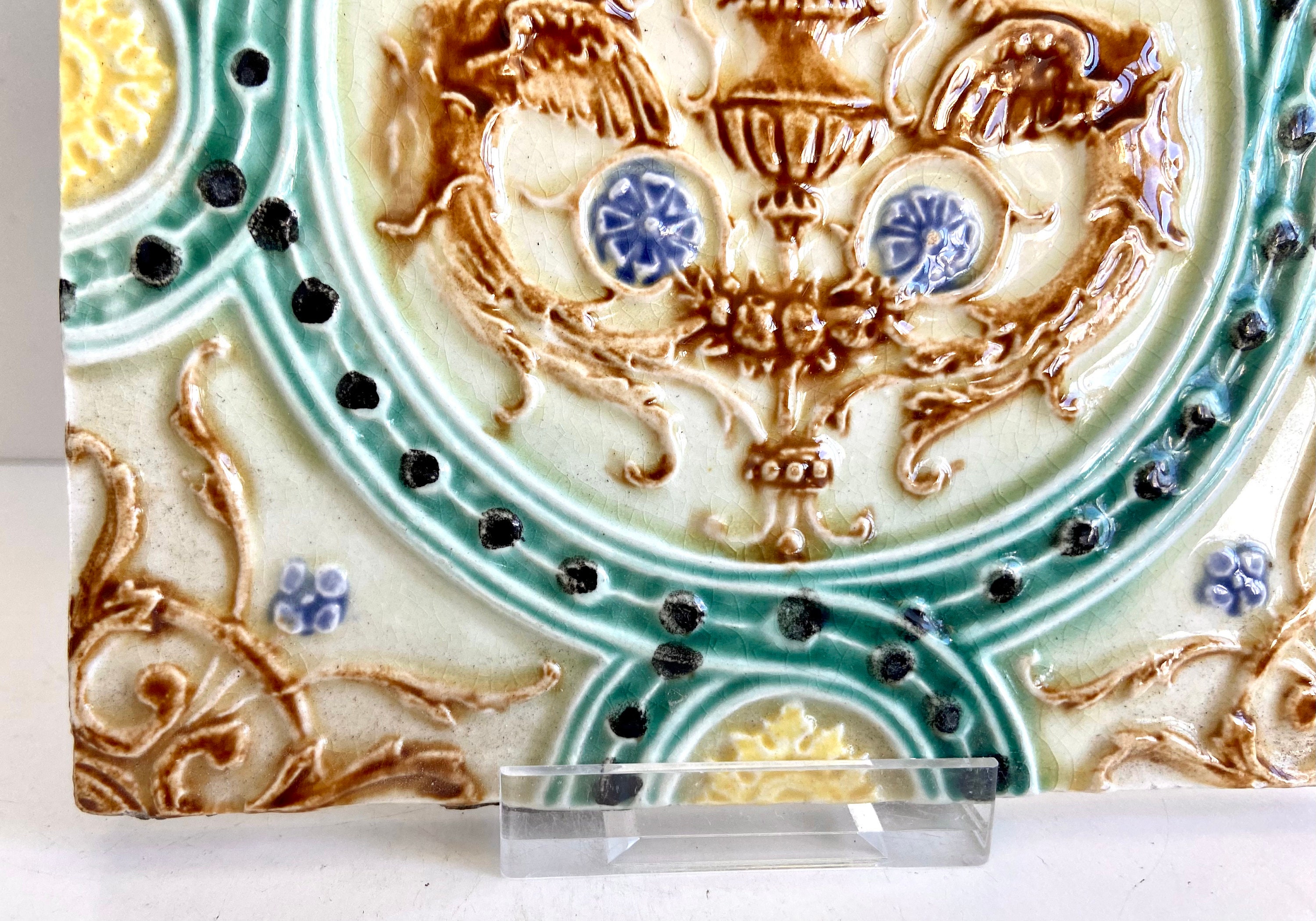 Art Nouveau - Arts and Crafts - Tile - Western Part of Europe - Etsy