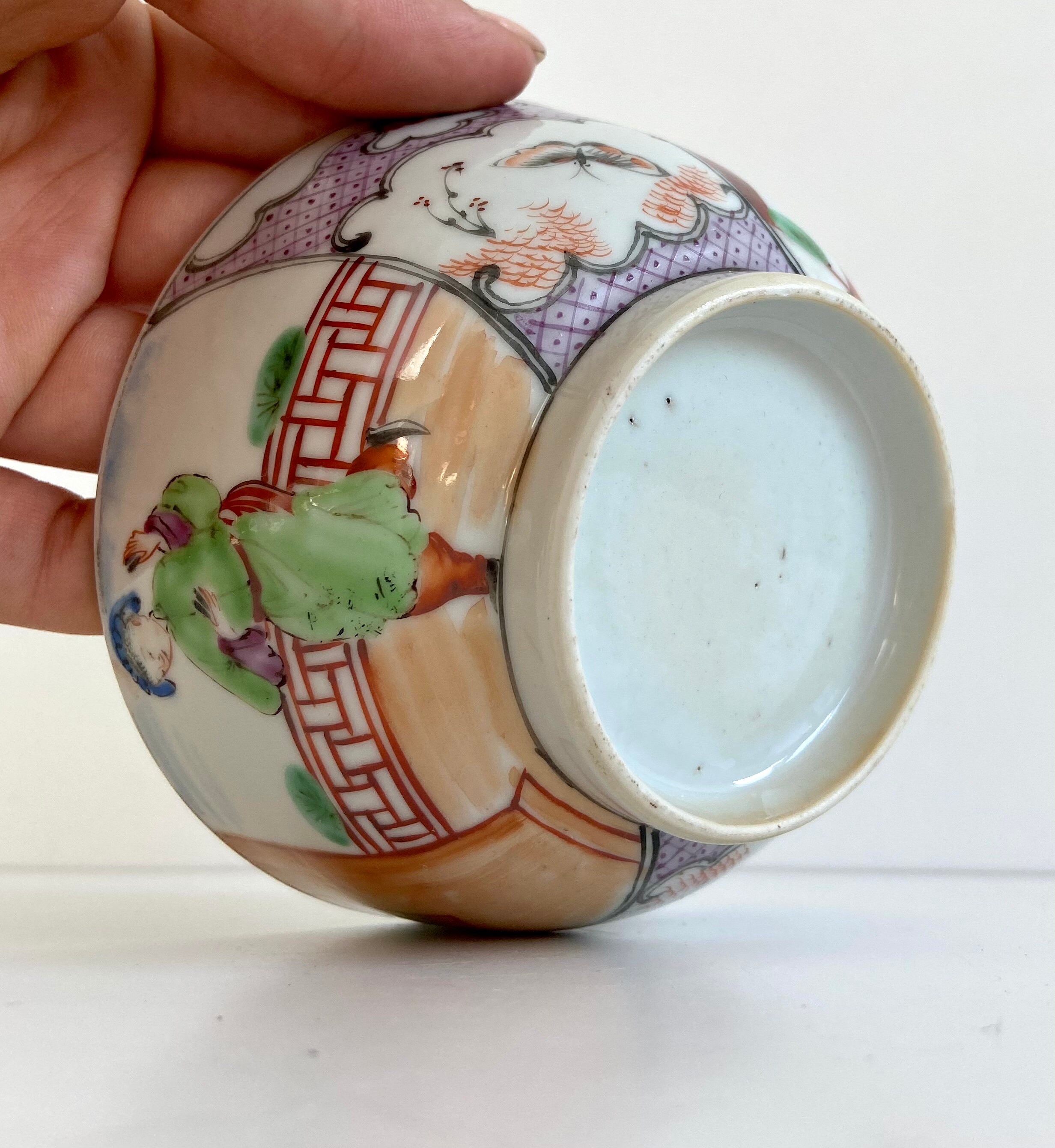 Bol de thé, Service à thé (6) - Porcelaine - 18th C