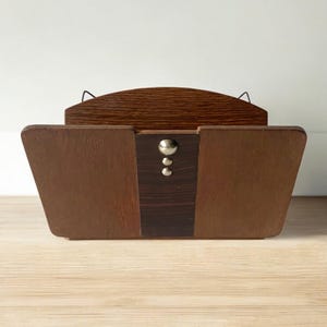 Art Deco magazine rack - Amsterdamse school - Wall - Papers - Reading - ca 1930 - Dutch