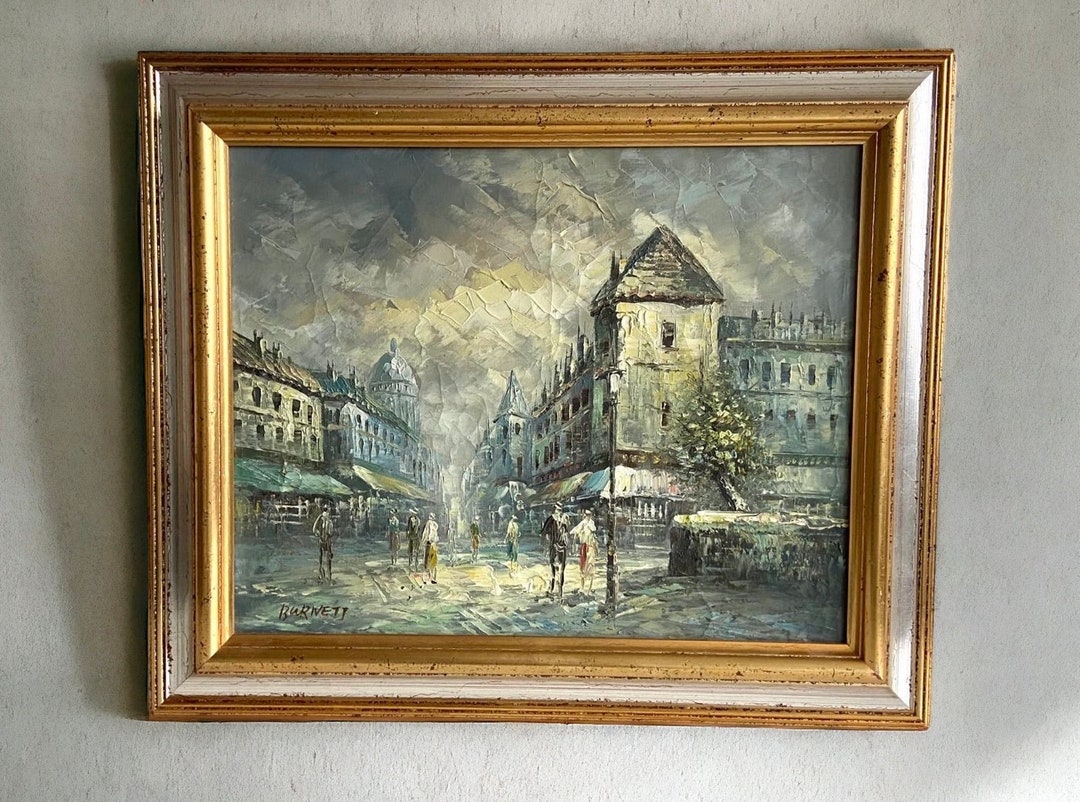 パリ　油絵　絵画　 Caroline Burnett キャロライン バーネット il_1080xN.5926935397_1caj.jpg