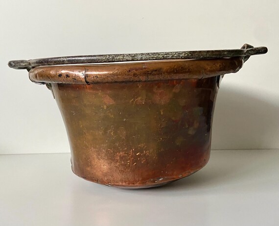 アンティークの赤銅製バケツ - 19 世紀 - 1800 年代 - オランダ製